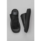 Bueno Shoes 01WY9109 Siyah Deri Kadın Düz Terlik