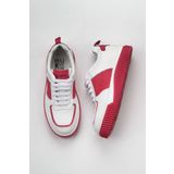 Bueno Shoes 01WZ10401 Beyaz Fuşya Deri Kadın Spor Ayakkabı