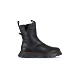 Bueno Shoes 01WZ1504 Siyah Deri Kadın Dolgu Topuklu Bot