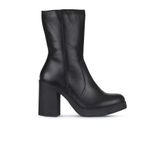 Bueno Shoes 01WZ3203 Siyah Deri Kadın Topuklu Bot