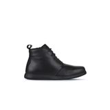 Bueno Shoes 01WZ4210 Siyah Deri Kadın Düz Bot