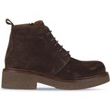Bueno Shoes 01WZ4304 Kahverengi Süet Topuklu Kadın Bot
