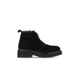 Bueno Shoes 01WZ4304 Siyah Süet Topuklu Kadın Bot