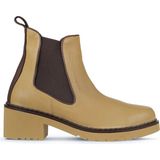Bueno Shoes 01WZ4402 Tarçın Deri Topuklu Kadın Bot