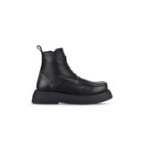 Bueno Shoes 01WZ6405 Siyah Deri Kadın Dolgu Topuklu Bot