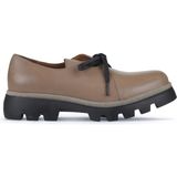 Bueno Shoes 01WZ6502 Gri Deri Kadın Klasik Ayakkabı