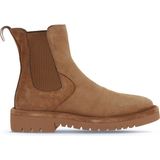 Bueno Shoes 01WZ6702 Taba Açık Süet Kadın Düz Bot