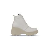 Bueno Shoes 01WZ8402 Bej Deri Dolgu Topuklu Kadın Bot