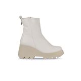 Bueno Shoes 01WZ8404 Bej Deri Dolgu Topuklu Kadın Bot