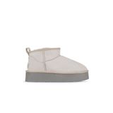 Bueno Shoes 05AG2074054 Bej Süet Dolgu Topuklu Kadın Bot
