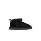 Bueno Shoes 05AG2074055 Siyah Süet Kadın Düz Bot