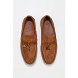 Bueno Shoes 05MS101 Kahverengi Açık Süet Erkek Loafer