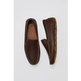Bueno Shoes 05MS2022 Kahverengi Flotter Deri Erkek Loafer