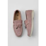 Bueno Shoes 05WS101 Pembe Süet Kadın Loafer