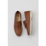 Bueno Shoes 05WS101 Taba Flotter Deri Kadın Loafer