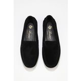 Bueno Shoes 05WS230 Siyah Süet Kadın Loafer