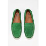 Bueno Shoes 05WS230 Yeşil Süet Kadın Loafer