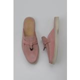 Bueno Shoes 05WT103 Pembe Süet Kadın Düz Terlik