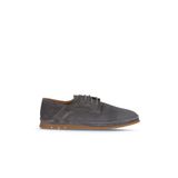 Bueno Shoes 07M0963 Gri Koyu Süet Erkek Düz Ayakkabı