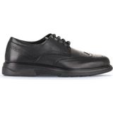 Bueno Shoes 07MA23202087 Siyah Atlas Deri Erkek Klasik Ayakkabı