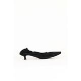 Bueno Shoes 30WA24268 Siyah Deri Kadın Topuklu Ayakkabı