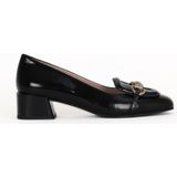 Bueno Shoes 33WA7711 33WA7711 Siyah Kırışık Rugan Kadın Topuklu Ayakkabı