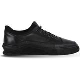 Bueno Shoes 34MA25709 Siyah Deri Streç Erkek Günlük Ayakkabı
