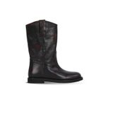 Bueno Shoes 39WB810 Bordo Atlas Deri Kadın Düz Bot
