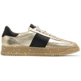 Bueno Shoes Altın Parlak Deri Kadın Spor Ayakkabı 16WA8206 16WA8206