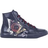 Bueno Shoes B53C01 Siyah Kadın Baskılı Spor Bot - Siyah - Bordo