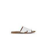 Bueno Shoes Beyaz Deri Kadın Düz Terlik 01wa5705