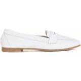 Bueno Shoes Beyaz Deri Kadın Loafer 01WY0801 01WY0801