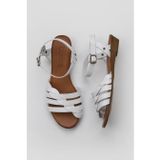 Bueno Shoes Beyaz Deri Kadın Sandalet 01wu3901