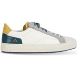 Bueno Shoes Beyaz Kırık-Gri Deri Erkek Spor Ayakkabı 11218-7335AM 11218-7335AM