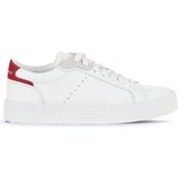 Bueno Shoes Beyaz Kırmızı Deri Erkek Spor Ayakkabı 11MA24005 - Beyaz - Kırmızı