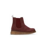 Bueno Shoes Bordo Süet Kadın Düz Bot 01wv5203