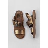Bueno Shoes Bronz Deri Kadın Düz Sandalet 01wy2013