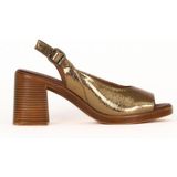 Bueno Shoes Bronz Deri Kadın Topuklu Sandalet 01WE3700 01WE3700