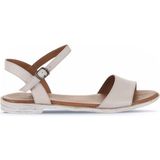 Bueno Shoes Gri Deri Kadın Düz Sandalet 01WN5003 01WN5003