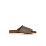 Bueno Shoes Gri Deri Kadın Düz Terlik 01wl0503