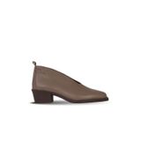 Bueno Shoes Gri Deri Kadın Topuklu Bot 01wd4004