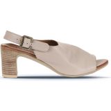 Bueno Shoes Gri Deri Kadın Topuklu Sandalet 01WN1513 01WN1513