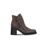 Bueno Shoes Gri Nubuk Kadın Topuklu Bot 01wf3602