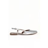 Bueno Shoes Gümüş Parlak Deri Kadın Sandalet 01we2904
