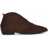 Bueno Shoes Kahverengi Nubuk Kadın Topuklu Bot 01WD3601 01WD3601