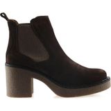 Bueno Shoes Kahverengi Süet Kadın Topuklu Bot