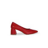 Bueno Shoes Kırmızı Sct Deri Kadın Topuklu Ayakkabı 01we5801