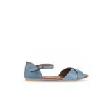 Bueno Shoes Mavi Açık Deri Kadın Sandalet 01wl1217