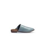 BUENO Shoes Mavi Deri Kadın Düz Babet 01wn0124