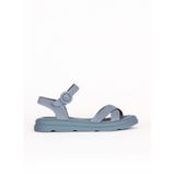 Bueno Shoes Mavi Deri Kadın Sandalet 01wy9409